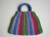 ravelry Frankie Brown Knitted Bag